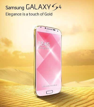 Samsung Galaxy S4 in Gold