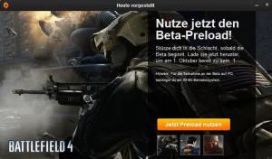 Battlefield 4 - Beta Preload gestartet