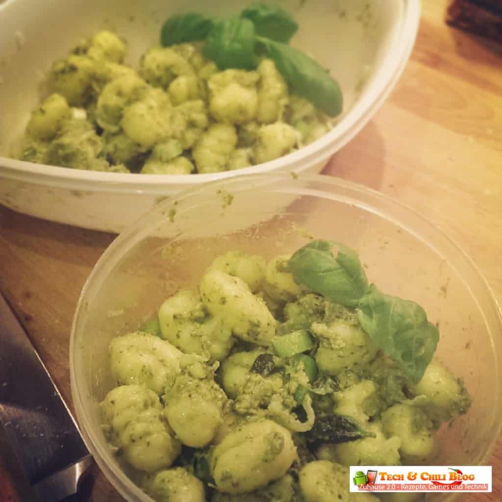 Mealprep Gnoccis mit Pesto Genovese