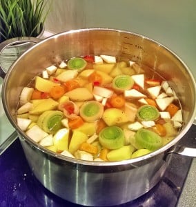 Hausgemachte Kartoffelsuppe