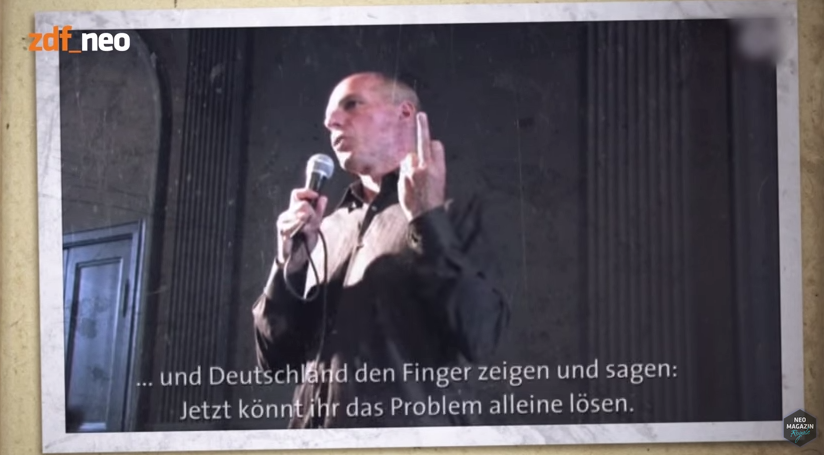 Varoufakis und der fake finger