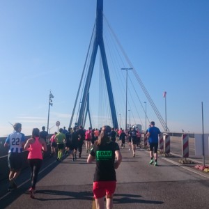 Richtung Top zur Köhlbrandbrücke